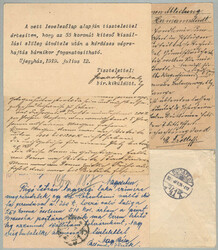 1910-9, Hungarian and Romanian mixed franking and others, lot of (5), ...