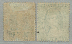 1873, 1d., (2) colour shades, perf 14 and 15, wmk large star, ...