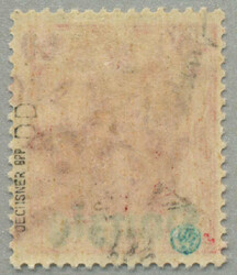 1920, 60 pfennig airmail stamp with double overprint, not hinged with ...