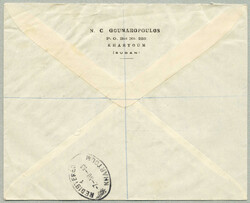 1937, 53, CZECHOSLOWAKIA incoming, (2) Airmail/registered letters ...
