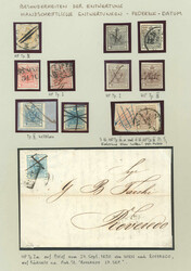 1850, exciting and specialized collection of the 1850 issues of ...