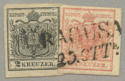 1850, 2+3kr, on piece, RAGUSA, fresh XF! Estimate 500€.