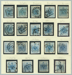 1850-1867, small collection on (9) Safe Album pages, 1850-1867, two ...