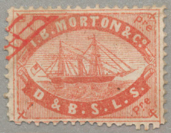 1880-1900, Levant, Private Ship Post for the DDSG, orange prepaid ...