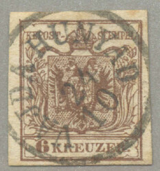 1850, used VAJDA HUNYAD, Müller 60p, very fresh and desirable, XF! ...