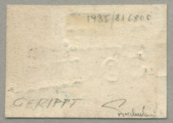 1850, 3 kr, red, used ZILAH, Müller 50p, on piece, ripped paper, ...