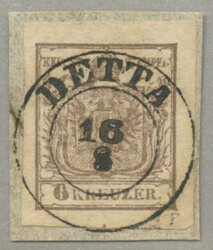1850, DETTA, Müller 30p, very fresh and desirable, XF! Estimate ...