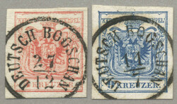 1850, DEUTSCH BOGSCHAN, Müller 20p, very fresh and desirable, XF! ...