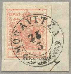 1850, MORAVITZA, Müller 70p, very fresh and desirable, XF! Estimate ...