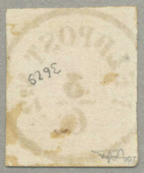 1850, 3 kr, carmine, cancel FELDPOST No 2 that relates to ...