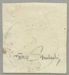 1850, 9kr, blue, on piece, BEODRA, Müller 15p, very fresh and ...