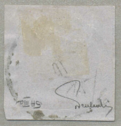 1850, 9kr, blue, KL. KANISA, Müller 15p, signed Ferchenbauer, very ...