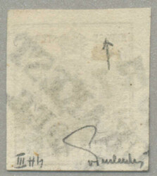 1850, Romanien consularpost office abroad, 6 kr, brown, HP, Type III, ...