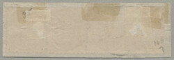 1863+1863/64, mixed franking from two issues, 3+3 sld of 1863 and ...