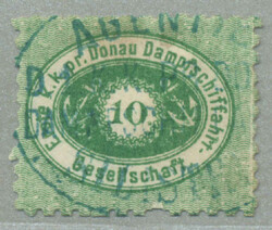 1866/68, 10 kr, green, with a neatly strike of AGENTIE/SILISTRIA in ...