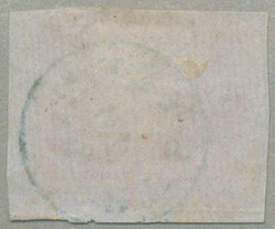 1866/68, 17 kr, scarlet, with a neatly strike of RUSTZUK in blue, ...