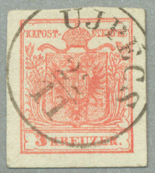 1850, UJPECS - 20p, fresh with large margins, VF-XF! Estimate 120€.
