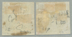 1850, 6kr, 9kr, (2), on piece, both N. BECSE - 120p, one with ...