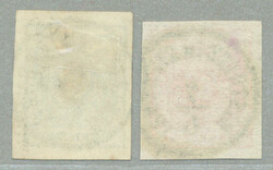 1850, 3+9kr, (2), BISTRITZ in SIEBENBÜRGEN, cert. Babor, fresh, XF! ...