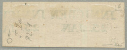 1850, 1 kr, gelb, waagrechter Dreierstreifen, sitzend gestempelt ...