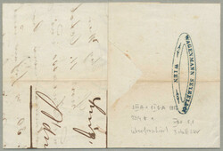 1856, 1 kr, gelb und 2 kr, schwarz als patriotische Frankatur auf ...