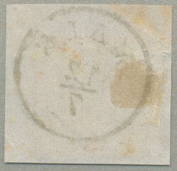 1850, 6 kr, brown, on piece, cancel MALS, Müller 12p, full margins, ...