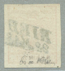 1850, 1kr, braunorange, quadrilliertes Papier, gestempelt RIED, oben ...