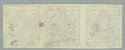 1850, 2kr, MIIIa, Dreierstreifen, LANDEK - 15p, Attest RPSL, frisches ...