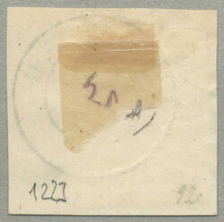 1850, 6 kr, braun, auf Briefstück, Stempel BLEIBERG, Müller 20p, ...