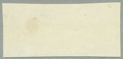 1850, 1 kr, yellow ochre, hand made paper, with inverted reverse ...