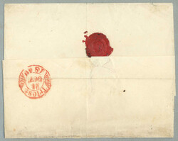 1850, 6 kr/brown, hand maid paper, type I, with neatly strike of ...