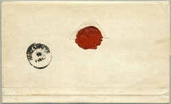 1850, 1 Kreuzer (3), orange, HP, Type I, on folded letter from ...