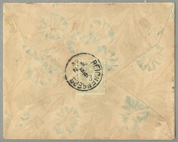 1886, 3 kr, grün, REICHENBERG im Ortszustellungsbereich, auf ...