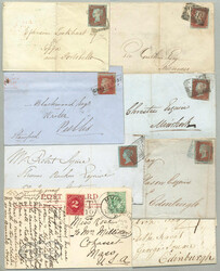 1820s-1920s, huge collection in 5 binders with about (320) covers, ...