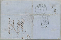 1863, from Brody to Stettin in Prussia, mixed franking of 5 kr and 10 ...