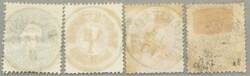 1861, (4) gestempelt, 2kr UNTER SINOUTZ - 70p, GOLTSCHJENIKAU - 8p, ...