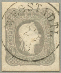 1, 1,05kr, Zeitungsmarke, dunkelgrau, gestempelt WEGSTADTL, Attest ...