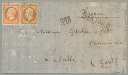 1859, French Offices in Levant: Interesting letter written on 23rd ...