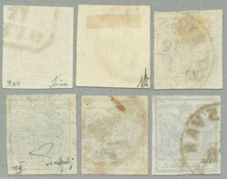 1850, schöne Studie über die verschiedenen Typen der ersten Ausgabe ...