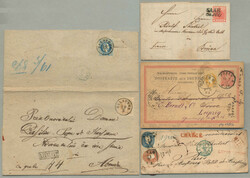 1850-1883, Österreich Sammlung von ca. 66 Belegen von 1850-1883, ...
