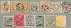 1863-1918, Austrian Post in the Levant, Crete and Bosnia, all used, ...