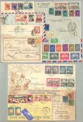 1900-1980, box full of letters all from Africa starting with Ethopia, ...