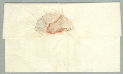 1843, Exoffo-Brief von BUDUA nach Porto Rose, mit Österr. Lloyd ...