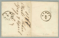 1867, 2 Kr., gelb, entwertet GRAZ / 7. APR, Handschriftlicher R ...