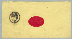 1868, 5 Kr., rot, entwertet GRAZ 23 / 4 / 7. A. / 68, rückseitiger ...