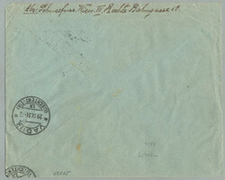 1931, Dichter/Große Landschaft, auf Reko-Brief von Wien nach ...