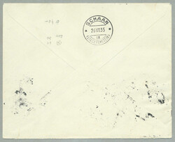 1935, Dollfuß-Trauermarken eine als Eckrandviererblock auf ...