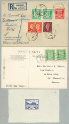 1941-43, 1 Lindner album filled with Channel Islands - Guernsey and ...