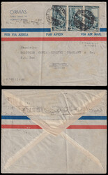 Repubblica. Busta aerea spedita da Torino il 4/1/1952 per Beirut, ...