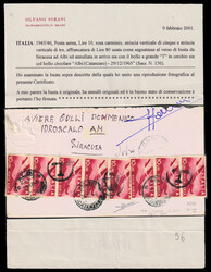 Repubblica. Busta da militare non affrancata spedita da Siracusa il ...